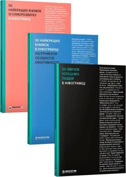 Купити Комплект із трьох збірників в інфографіці Колектив авторів