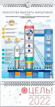 Купити Умный настенный календарь на 2022 год «Цель! Как определять и достигать» Колектив авторів