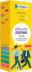 Купити Картки англійських слів English Student. English Idioms B1-B2. 500 карток Колектив авторів